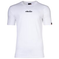 ellesse Herren T-Shirt, OLLIO, 2er Pack - Oberteil, Baumwolle, Rundhals, kurz, Logo, einfarbig Weiß 2XL
