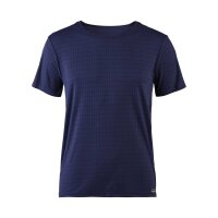 Bruno Banani Herren T-Shirt - Oberteil, Shirt, Multipack, Check Line 2.0, Polyamid, Rundhals, Logo, einfarbig