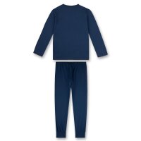 Sanetta Boys Pajamas - Nightwear, Pajamas, Long, Lettering Dark Blue 140