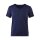 Bruno Banani Herren T-Shirt - Oberteil, Shirt, Multipack, Check Line 2.0, Polyamid, V-Neck, Logo, einfarbig Dunkelblau S 2er Pack (2x1P)