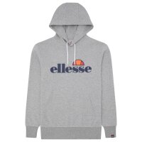 ellesse Herren Hoodie GOTTERO - Sweatshirt, Sweater, Kapuze, Langarm, Logo-Print Grau 3XL