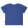 Steiff Baby T-Shirt - Basic, Short Sleeve, Teddy Application, Cotton Stretch, Plain Blue 80