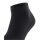 FALKE Herren Sneakersocken - Sensitive London, Socken, Baumwolle, Logo, einfarbig Schwarz 39-42