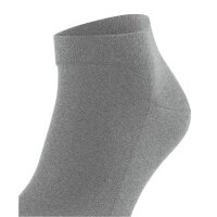 FALKE Mens Sneaker Socks - Sensitive London, Socks, Cotton, Logo, solid color Grey 43-46