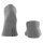 FALKE Herren Sneakersocken - Sensitive London, Socken, Baumwolle, Logo, einfarbig Grau 43-46