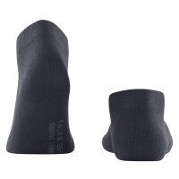 FALKE Herren Sneakersocken - Sensitive London, Socken, Baumwolle, Logo, einfarbig Dunkelblau 39-42