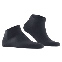 FALKE Mens Sneaker Socks - Sensitive London, Socks, Cotton, Logo, solid color Dark blue 39-42