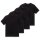 SCHIESSER Mens American T-Shirt 2-pack - 1/2 sleeve, undershirt, round neck Black XL (X-Large)