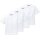 SCHIESSER Mens American T-Shirt 2-pack - 1/2 sleeve, undershirt, round neck White S (Small)