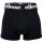 ellesse Herren Boxer Shorts, 7er Pack - Yema 7 Pack Boxer Shorts, Logo, Cotton Stretch Schwarz S