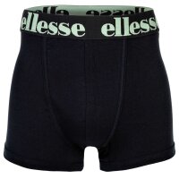 ellesse Mens Boxer Shorts, 7 Pack - Yema 7 Pack Boxer Shorts, Logo, Cotton Stretch Black/coloured M (Medium)