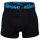 ellesse Herren Boxer Shorts, 7er Pack - Yema 7 Pack Boxer Shorts, Logo, Cotton Stretch Schwarz/Bunt M
