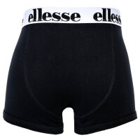 ellesse Herren Boxer Shorts, 7er Pack - Yema 7 Pack Boxer Shorts, Logo, Cotton Stretch Schwarz/Weiß M