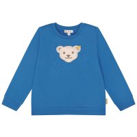 Steiff childrens sweatshirt - teddy application, squeaker, cotton stretch, uni