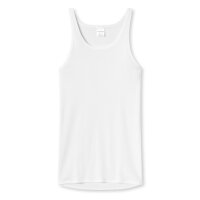 SCHIESSER Mens Undershirt - Sport Jacket, without sleeves, Original Rib, plain White M (Medium)