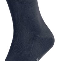 FALKE Mens Socks - Tiago, Socks, Cotton, Logo, long, solid color Blue 41-42
