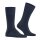 FALKE Mens Socks - Tiago, Socks, Cotton, Logo, long, solid color Blue 41-42