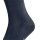 FALKE Mens Socks - Tiago, Socks, Cotton, Logo, long, solid color Blue 45-46