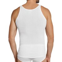 SCHIESSER Unterhemd 4er Pack - Original Doppelripp, Sport-Jacke, ärmellos Weiß 2XL