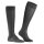 FALKE Herren Kniestrümpfe - Tiago, Socken, Bio-Baumwolle, Logo, lang, einfarbig Anthrazit 41-42