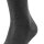 FALKE Herren Kniestrümpfe - Tiago, Socken, Bio-Baumwolle, Logo, lang, einfarbig Anthrazit 41-42