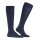 FALKE Herren Kniestrümpfe - Tiago, Socken, Bio-Baumwolle, Logo, lang, einfarbig Dunkelblau 47-48