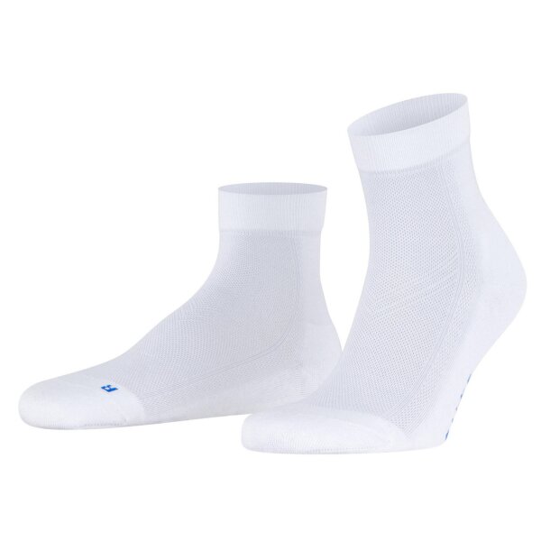 FALKE Mens Quarter Socks - Cool Kick, Socks, Polyester, Logo, Unicolored