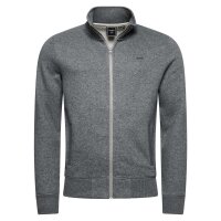 Superdry Mens Sweat Jacket - VINTAGE LOGO EMB TRACK, stand-up collar, zipper, solid colour