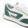 DIESEL Mens Sneaker - S-RACER LC, Lace-up Shoes, Leather White/Green EUR 41 (UK 7)
