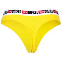 DIESEL Womens String 3-Pack - UFST-Stars-Threepack, Thong, Panties, Cotton Stretch Black/Purple/Yellow L (Large)