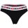 DIESEL Damen String 3er Pack - UFST-Stars-Threepack, Tanga, Slip, Cotton Stretch Schwarz/Lila/Gelb L