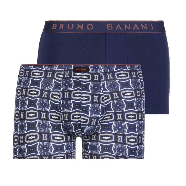 Bruno Banani Mens Boxer Shorts, 2-pack - Young Line Symetric, Gift Box