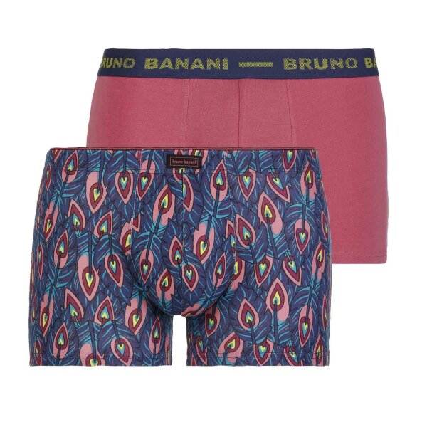 Bruno Banani Mens Boxer Shorts, 2-pack - Young Line Peacock, Gift Box