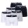 Adidas Herren Boxershorts, 6er Pack - Trunks, Active Flex Cotton, Logo, einfarbig
