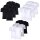 Adidas Herren T-Shirt, 6er Pack - Active Core Cotton, V-Ausschnitt, uni