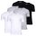 Adidas Herren T-Shirt, 6er Pack - Active Core Cotton, V-Ausschnitt, uni