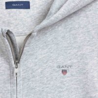 GANT Jungen Sweatjacke - Teen Boys THE ORIGINAL FULL ZIP SWEAT HOODIE, Kapuze Grau 134/140