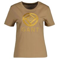 GANT Ladies T-Shirt - Rope Cotton, Icon € Embroidery, 54,95 Logo