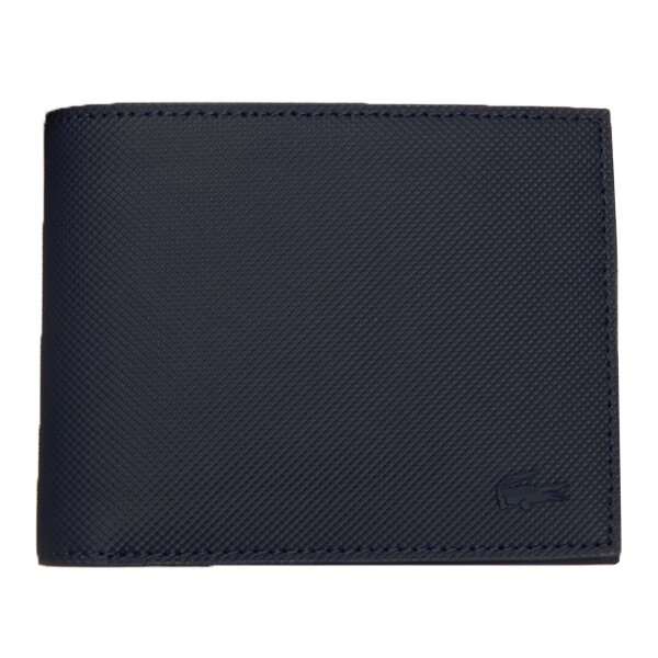 LACOSTE Mens Wallet, Imitation leather - S Billfold Coin, 9x11,x2cm (HxLxW) Blue