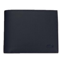 LACOSTE Herren Geldbörse, Kunstleder - S Billfold Coin, 9x11,5x2cm (HxLxB) Blau