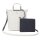LACOSTE Ladies Handbag - Vertical Shopping Bag, Reversible, Two Tone, 29x22x10cm (HxWxD)