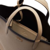 LACOSTE Damen Handtasche - ANNA Vertical Shopping Bag, Wendetasche, Two Tone, 29x22x10cm (HxBxT) Schwarz/Beige