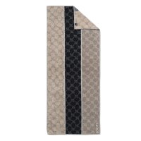 JOOP! Sauna towel Cornflower Stripes terry collection - terry towelling Grey/Taupe 80x200cm