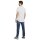 JACK&JONES Herren T-Shirt, 5er Pack - JJENOA, kurzarm, Rundhals, Baumwolle, einfarbig Weiß/Schwarz S
