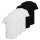 JACK&JONES Herren T-Shirt, 5er Pack - JJENOA, kurzarm, Rundhals, Baumwolle, einfarbig Weiß/Schwarz S