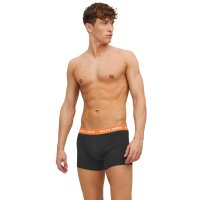 JACK&JONES Mens boxer shorts, 7-pack - JACVITO SOLID, trunks, cotton stretch, logo Black/Multicolored M (Medium)