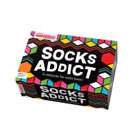 United Oddsocks Mens Socks, 6 Socks Pack - Stockings, Motto Socks Addict 39-46 (UK 6-11)