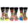United Oddsocks Mens Socks, 6 Socks Pack - Stockings, Motto Socks Addict 39-46 (UK 6-11)