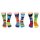 United Oddsocks Kids Socks, 6 Individual Socks - Gift Box, Motif Socks The Mashers