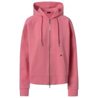 JOOP! Damen Sweatjacke - Kapuze, Hoodie, Reißverschluss, Jersey Cotton-Mix, uni Pink S